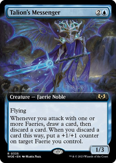 Talion's Messenger (Extended Art) (Wilds of Eldraine) Near Mint