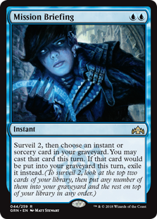 Mission Briefing (Guilds of Ravnica) Near Mint Foil