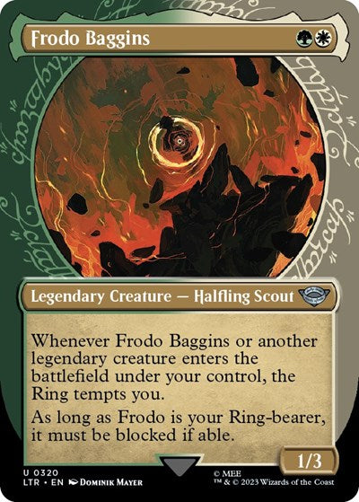 Frodo Baggins (Showcase) (Universes Beyond: The Lord of the Rings: Tales of Middle-earth) Near Mint Foil