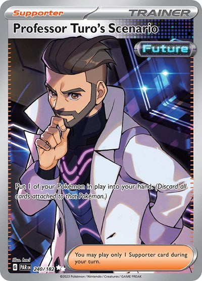 Professor Turo's Scenario - 240 (Scarlet and Violet: Paradox Rift) Near Mint Holofoil