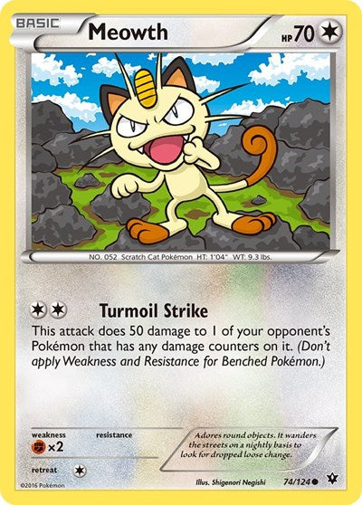 Meowth (XY - Fates Collide) Near Mint
