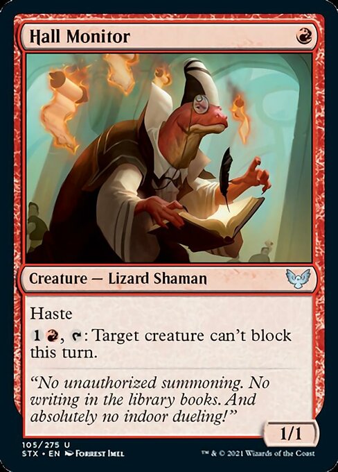 Hall Monitor (Strixhaven) Near Mint Foil
