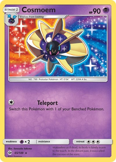 Cosmoem (SM Base Set) Near Mint Reverse Holofoil