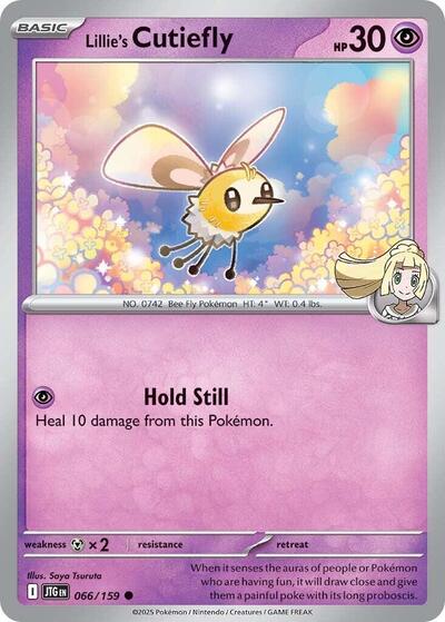 Lillie's Cutiefly (SV09: Journey Together) Near Mint Reverse Holofoil