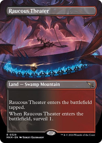 Raucous Theater (Borderless) (Murders at Karlov Manor) Near Mint