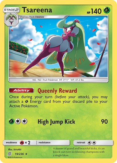 Tsareena (SM - Unified Minds) Near Mint Reverse Holofoil