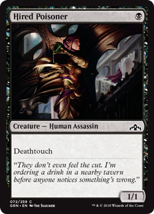 Hired Poisoner (Guilds of Ravnica) Light Play Foil