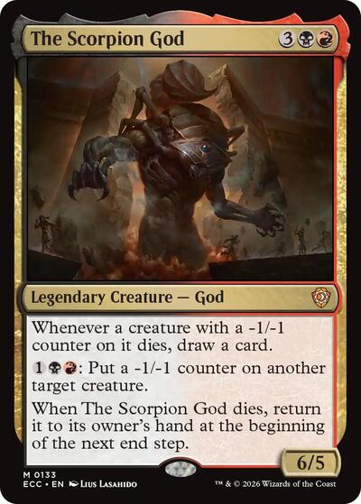 The Scorpion God (Commander: Lorwyn Eclipsed) Near Mint