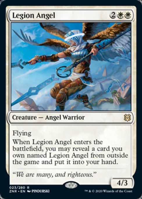Legion Angel (Zendikar Rising) Near Mint