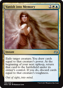 Vanish into Memory (Modern Masters 2017) Light Play Foil