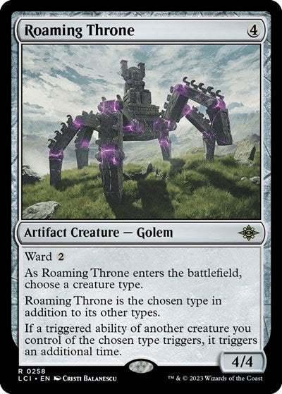 Roaming Throne (The Lost Caverns of Ixalan) Near Mint Foil