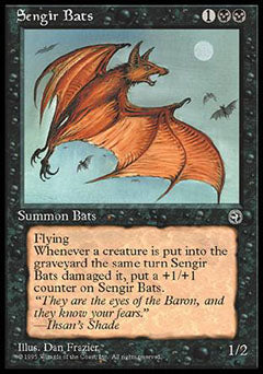Sengir Bats (1) (Homelands) Light Play