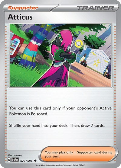 Atticus (SV: Paldean Fates) Near Mint