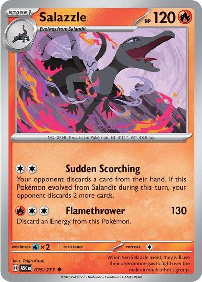Salazzle - 035 (ME: Ascended Heroes) Near Mint