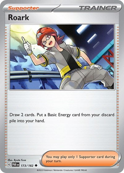 Roark (Scarlet and Violet: Paradox Rift) Near Mint Reverse Holofoil