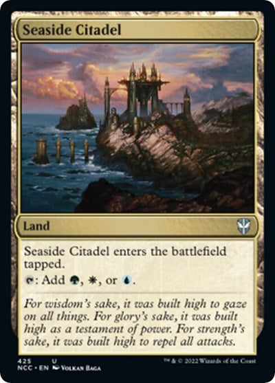 Seaside Citadel (Commander: Streets of New Capenna) Light Play