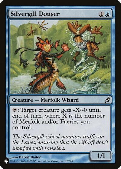 Silvergill Douser (The List) Near Mint