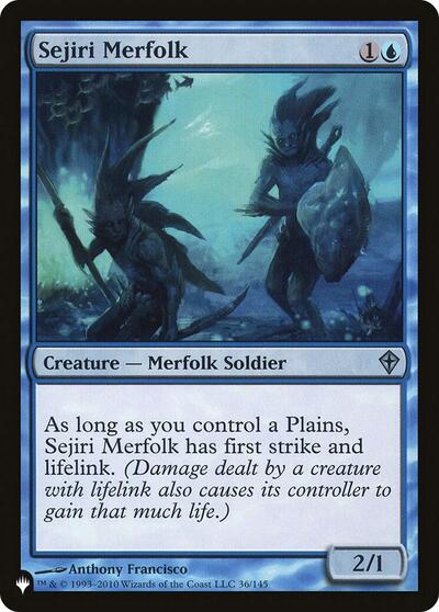 Sejiri Merfolk (The List) Near Mint