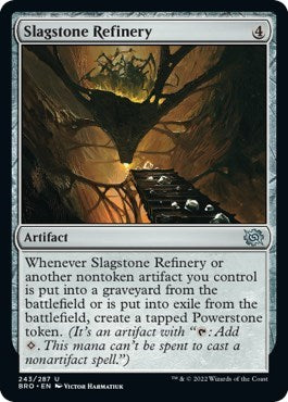 Slagstone Refinery (The Brothers' War) Near Mint Foil