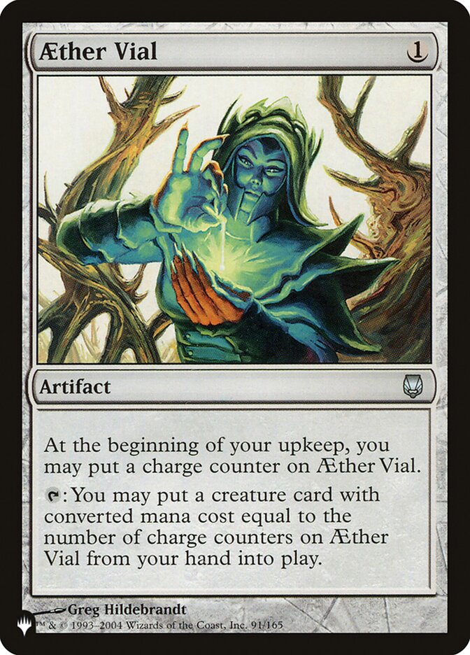 Aether Vial (The List) Light Play
