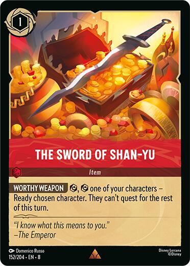 The Sword of Shan Yu (Reign of Jafar) Near Mint