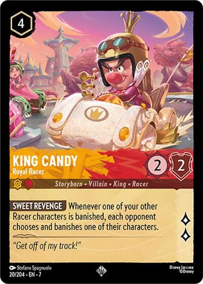 King Candy - Royal Racer (Archazia's Island) Near Mint