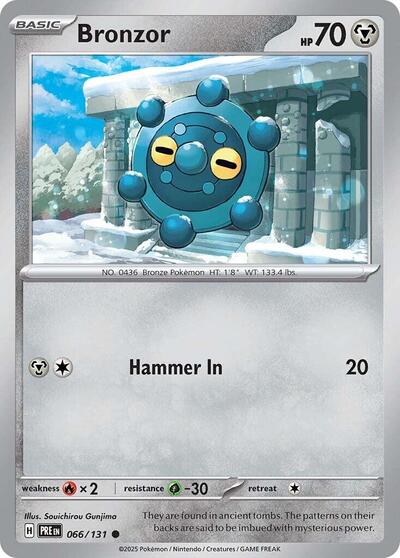 Bronzor (SV: Prismatic Evolutions) Near Mint Reverse Holofoil