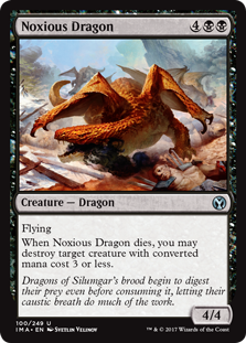 Noxious Dragon (Iconic Masters) Light Play Foil