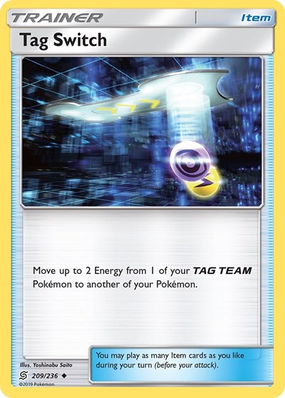 Tag Switch (SM - Unified Minds) Near Mint Reverse Holofoil
