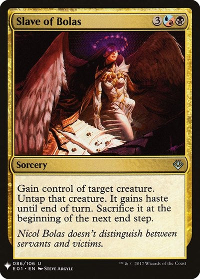 Slave of Bolas (Mystery Booster) Light Play