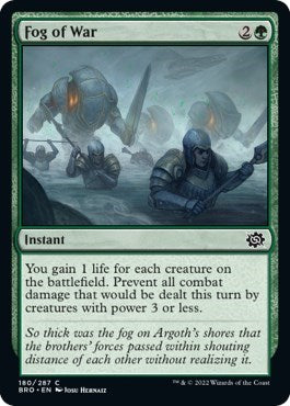 Fog of War (The Brothers' War) Near Mint Foil