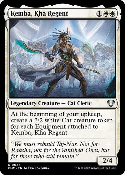 Kemba, Kha Regent (Commander Masters) Light Play Foil