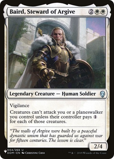 Baird, Steward of Argive (The List) Light Play