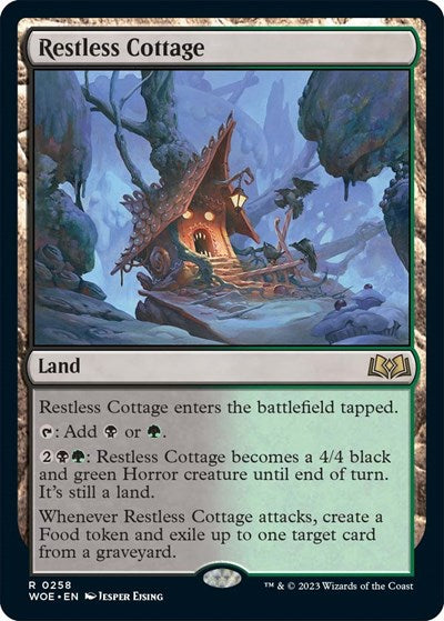 Restless Cottage (Wilds of Eldraine) Light Play Foil