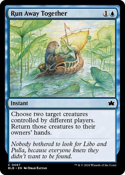 Run Away Together (Bloomburrow) Near Mint Foil