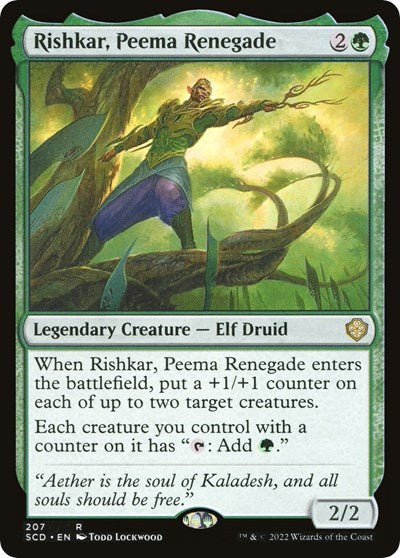 Rishkar, Peema Renegade (Commander 2022 Starter Decks) Near Mint