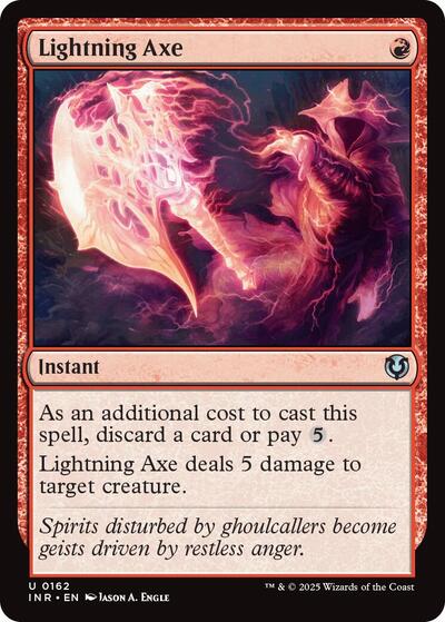 Lightning Axe (Innistrad Remastered) Light Play Foil