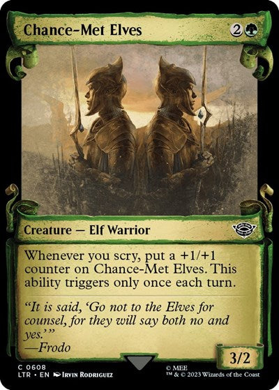 Chance-Met Elves (Showcase Scrolls) (Universes Beyond: The Lord of the Rings: Tales of Middle-earth) Light Play