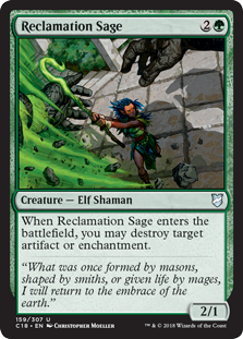 Reclamation Sage (Commander 2018) Light Play