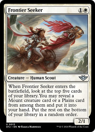 Frontier Seeker (Outlaws of Thunder Junction) Light Play Foil