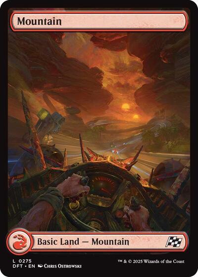 Mountain (0275) (Aetherdrift) Near Mint Foil