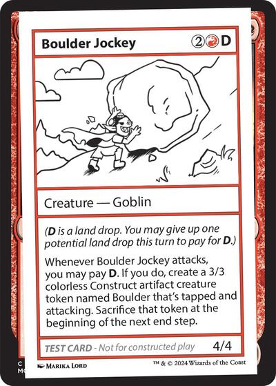 Boulder Jockey (Mystery Booster 2 Playtest Cards) Near Mint