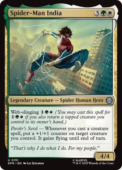 Spider-Man India (Marvel's Spider-Man) Near Mint Foil