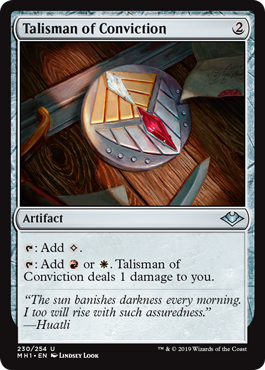 Talisman of Conviction (Modern Horizons) Light Play