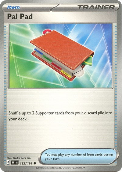 Pal Pad (Scarlet and Violet: Base Set) Near Mint Reverse Holofoil