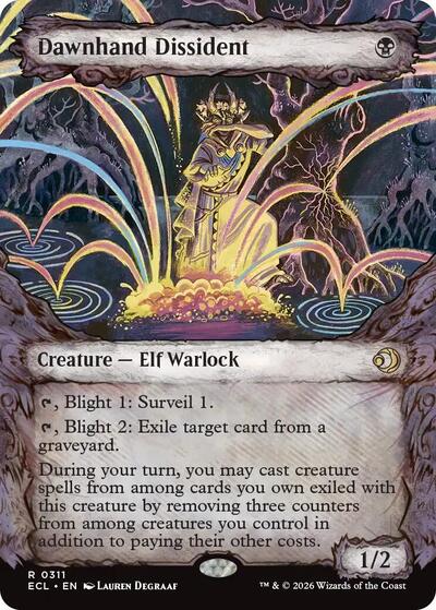Dawnhand Dissident (Showcase) (Lorwyn Eclipsed) Near Mint Foil