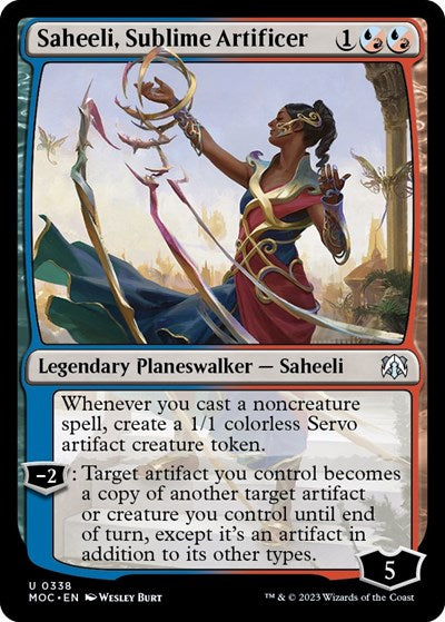 Saheeli, Sublime Artificer (Commander: March of the Machine) Near Mint