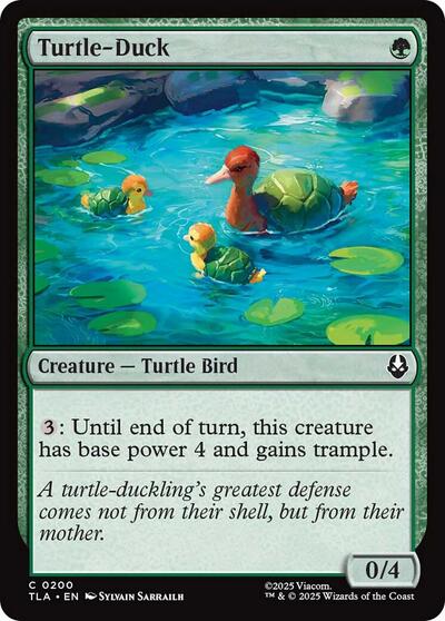 Turtle-Duck (Avatar: The Last Airbender) Near Mint Foil