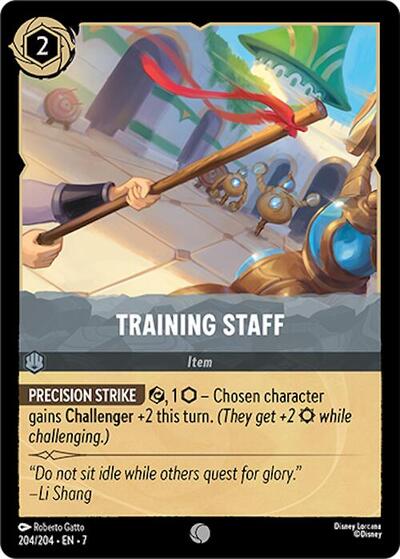 Training Staff (Archazia's Island) Near Mint