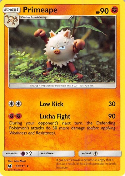 Primeape (SM - Crimson Invasion) Near Mint